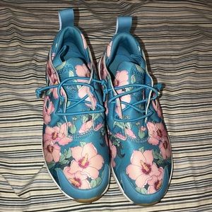 Floral Reebok trainers